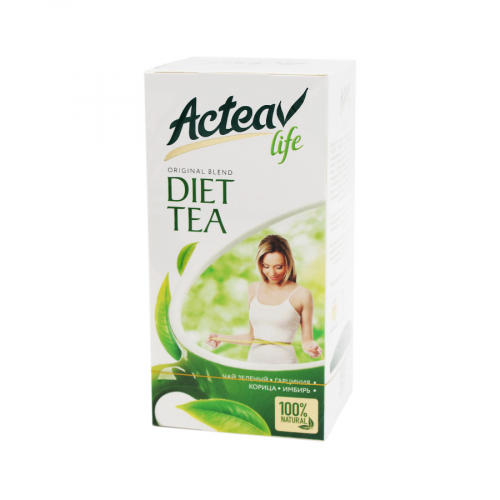 ACTEAV LIFE Чай зеленый Diet Tea 25 пак  в Казахстане, интернет-аптека Aurma.kz