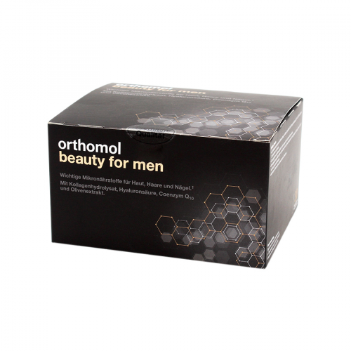ORTHOMOL БАД Препарат Beauty for men, 30 порций/пак,  в Казахстане, интернет-аптека Aurma.kz