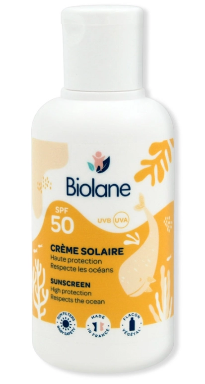 Крем от загара Biolane Creme Solaire Baby SPF 50  в Казахстане, интернет-аптека Aurma.kz