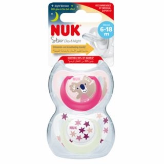 Nuk star пустышка силикон с 6-18 мес  в Казахстане, интернет-аптека Aurma.kz