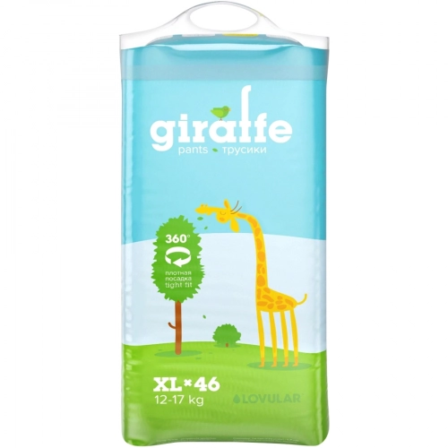 Трусики Lovular Giraffe XL (12-18 кг) в Казахстане, интернет-аптека Aurma.kz