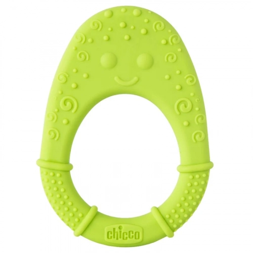 Chicco Прорезыватель силиконовый Авокадо 2+ зеленый  в Казахстане, интернет-аптека Aurma.kz