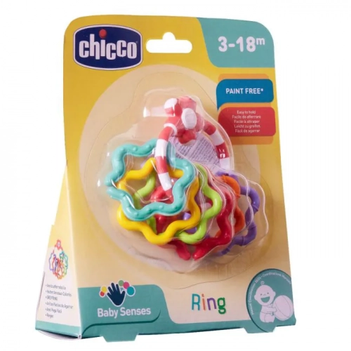 Chicco Погремушка Easy Grasp Кольцо 3м+  в Казахстане, интернет-аптека Aurma.kz