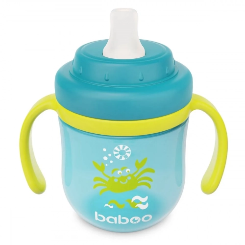 Кружка-поильник Baboo Sea life с силиконовым носиком зеленый (с 6 месяцев)  в Казахстане, интернет-аптека Aurma.kz