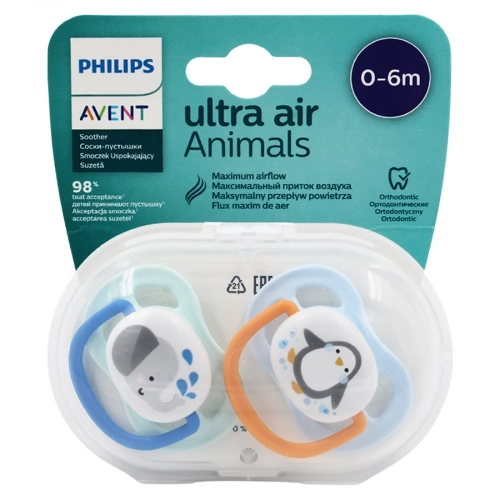 Пустышка Philips Avent Ultra Air (до 6 месяцев)  в Казахстане, интернет-аптека Aurma.kz