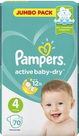 Памперс Pampers 4 Подгузник Active baby-dry 9-14кг Макси Подгузники в Казахстане, интернет-аптека Aurma.kz