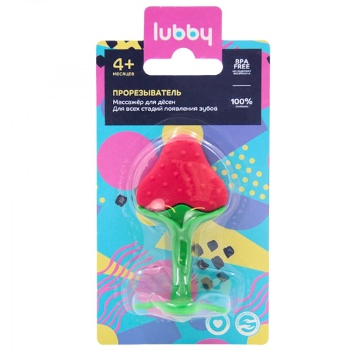 Прорезыватель Lubby 20613 (с 4 месяцев)  в Казахстане, интернет-аптека Aurma.kz