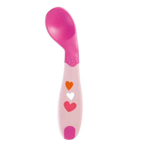 Chicco ложка Baby's First Spoon, розовая 8м+  в Казахстане, интернет-аптека Рокет Фарм