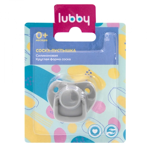 Пустышка Lubby силикон 11401  в Казахстане, интернет-аптека Aurma.kz