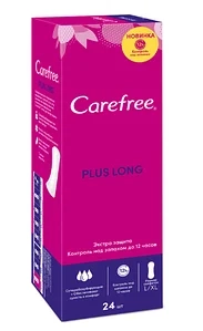 Прокладки Carefree Long Plus ежедневные  в Казахстане, интернет-аптека Aurma.kz