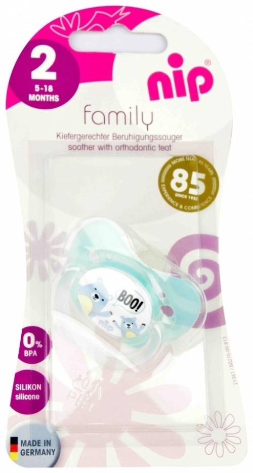 NIP пустышка силикон Family №2 (5-18 месяцев)  в Казахстане, интернет-аптека Aurma.kz