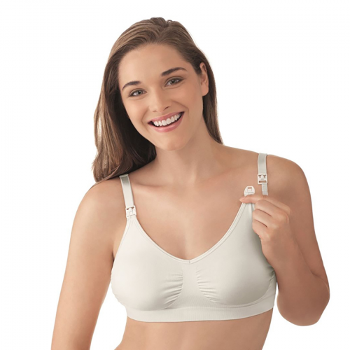 MEDELA Бюстгальтер для кормящих Maternity and Nursing Bra S Белый 010.0008  в Казахстане, интернет-аптека Aurma.kz