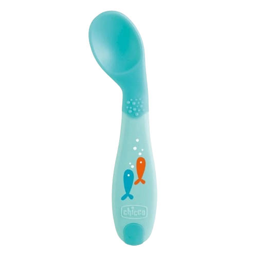 Chicco ложка Baby's First Spoon, голубая 8м+  в Казахстане, интернет-аптека Aurma.kz