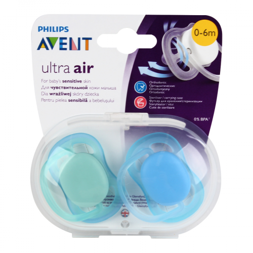 AVENT Соска пустышка 2шт 244/20  в Казахстане, интернет-аптека Рокет Фарм