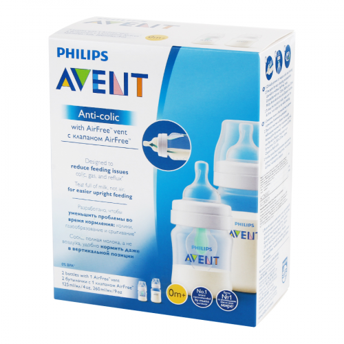 AVENT Бутылка для кормления Anti-colic 125мл SCD809/01  в Казахстане, интернет-аптека Рокет Фарм