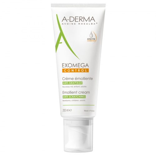 A-DERMA EXOMEGA CONTROL Крем смягчающий Экзомега контроль 200мл 529898  в Казахстане, интернет-аптека Рокет Фарм