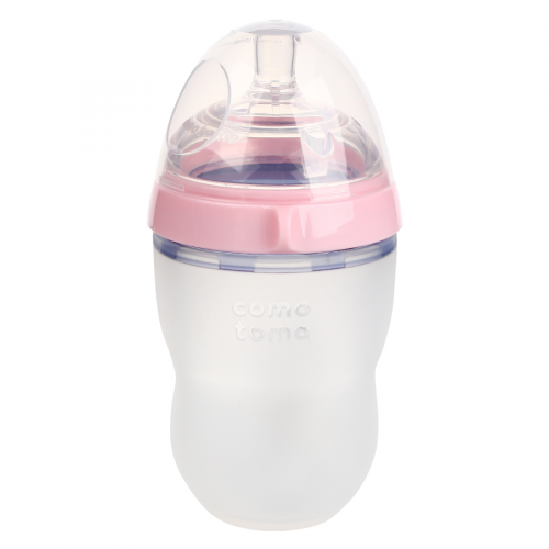 COMO TOMA BABY BOTTLE Бутылочка д/кормления 250мл розовый 250Р-EN  в Казахстане, интернет-аптека Aurma.kz