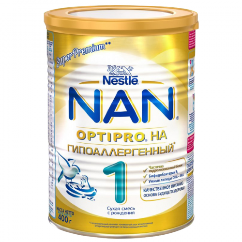 NESTLE Смесь гипоаллергенная NAN 1 HA 400гр  в Казахстане, интернет-аптека Рокет Фарм