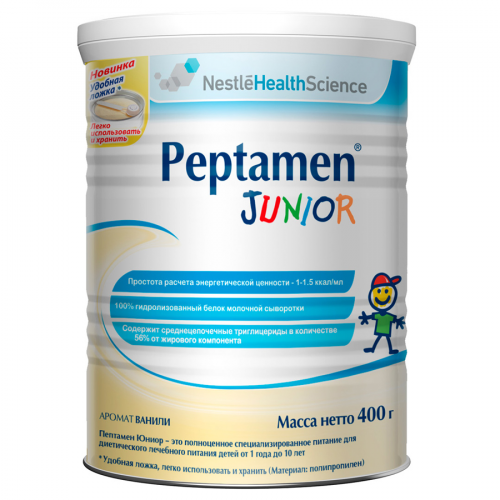 NESTLE Смесь PEPTAMEN junior 400гр  в Казахстане, интернет-аптека Рокет Фарм