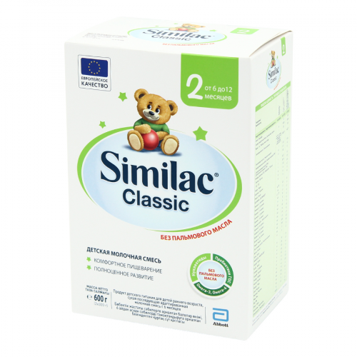 ABBOTT Смесь SIMILAC Classic 2  6-12м 600гр  в Казахстане, интернет-аптека Рокет Фарм