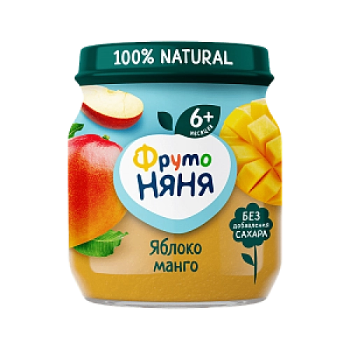 Фруто Няня Пюре из яблок и манго  в Казахстане, интернет-аптека Aurma.kz