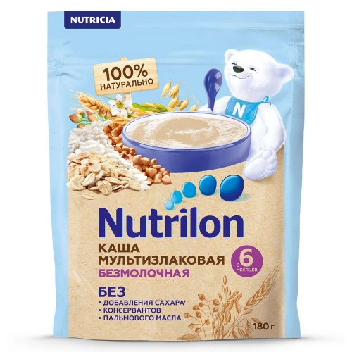 Каша безмолочная мультизлаковая Nutrilon (с 6 месяцев)  в Казахстане, интернет-аптека Рокет Фарм