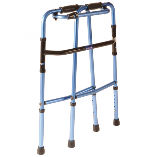 THUASNE Ходунки складные синии артикул W2300003002 FOLDING WALKER BLUE VT902  в Казахстане, интернет-аптека Рокет Фарм