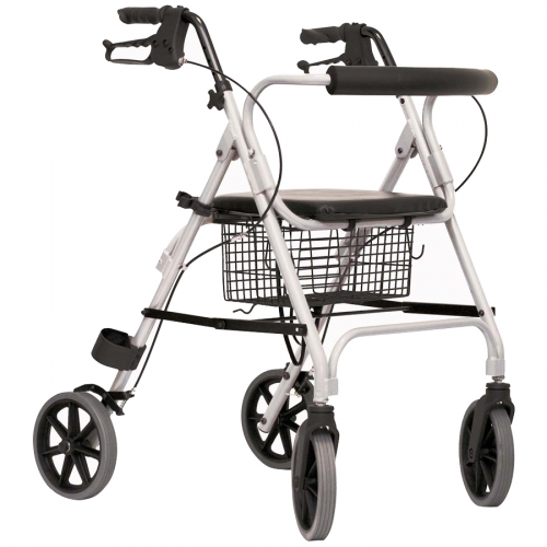 THUASNE Ходунки на колесиках с корзиной синии артикул V0504185 ROLLATOR MOVE LIGHT BLUE  в Казахстане, интернет-аптека Рокет Фарм