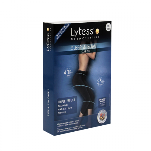 LYTESS Капри утягивающие Sleep Slim S/M Black 3129  в Казахстане, интернет-аптека Aurma.kz