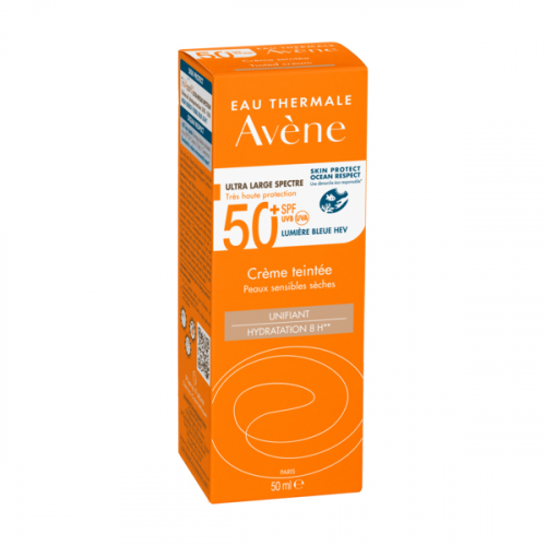 AVENE SUN Крем солнцезащитный с оттенком SPF 50+ 50мл  в Казахстане, интернет-аптека Рокет Фарм