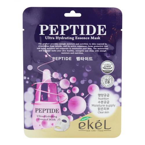 EKEL Маска тканевая PEPTIDE 25мл  в Казахстане, интернет-аптека Рокет Фарм