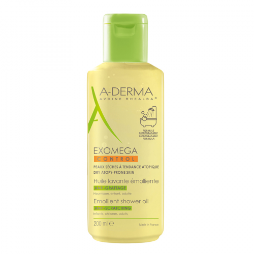 A-DERMA EXOMEGA CONTROL Масло для душа 200мл 234023  в Казахстане, интернет-аптека Рокет Фарм