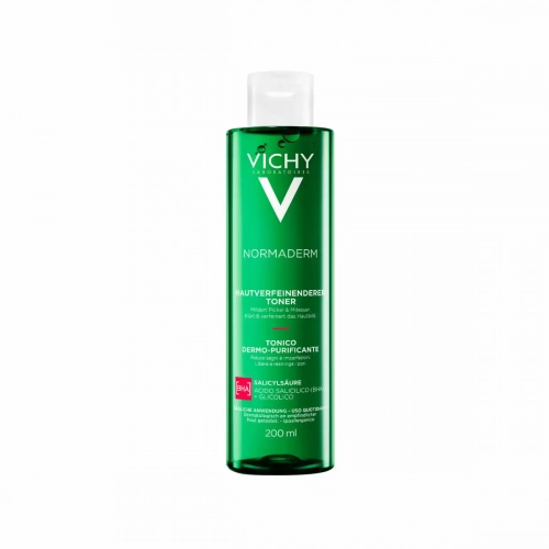 Vichy Normaderm Очищающий лосьон для лица сужающий поры  в Казахстане, интернет-аптека Aurma.kz