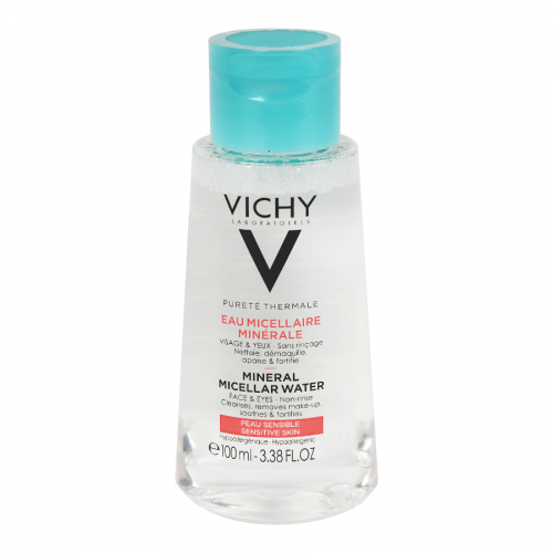 VICHY LABORATOIRES Вода мицелярная PURETE THERMALE с минералами д/чувств, кожи 100мл  в Казахстане, интернет-аптека Aurma.kz