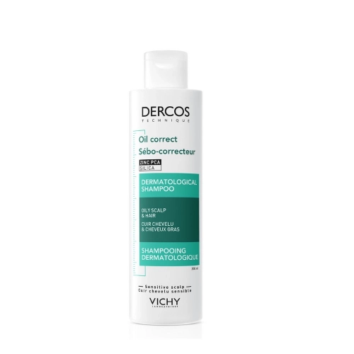 Vichy Dercos Регулирующий шампунь-уход для жирной кожи головы  в Казахстане, интернет-аптека Aurma.kz