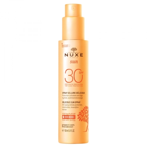 Nuxe Sun солнцезащитный спрей для лица и телаSPF30  в Казахстане, интернет-аптека Aurma.kz