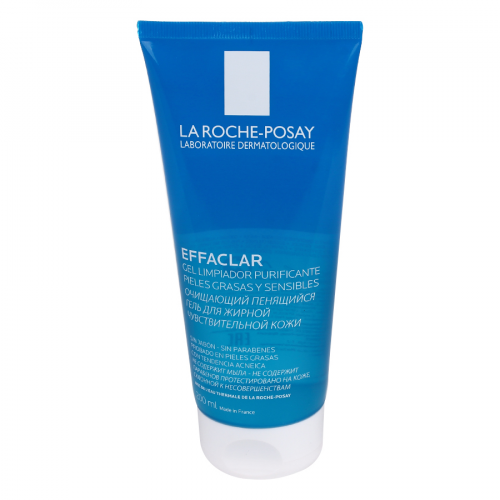 LA ROCHE-POSAY EFFACLAR Гель-мусс очищающий, 200мл.  в Казахстане, интернет-аптека Aurma.kz