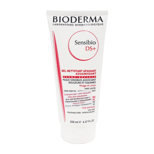 BIODERMA SENSIBIO DS+ Гель мусс очищающий, 200мл.  в Казахстане, интернет-аптека Aurma.kz