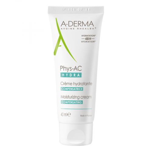 A-DERMA PHYS-AC HYDRA Крем восстанавливающий 40мл  в Казахстане, интернет-аптека Aurma.kz