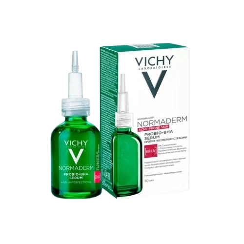 Vichy Normaderm Probio-bha cыворотка против несовершенств кожи  в Казахстане, интернет-аптека Aurma.kz