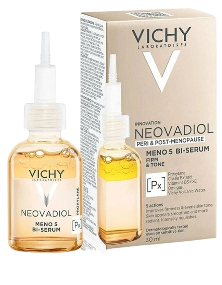Vichy Neovadiol Meno 5 Bi-Serum сыворотка бифазная менопаузальная 5 действий  в Казахстане, интернет-аптека Aurma.kz