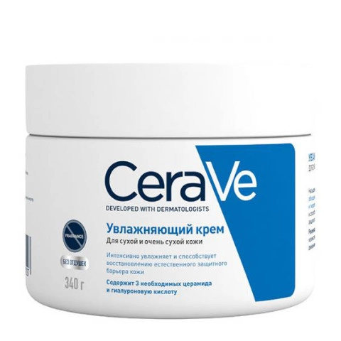 CERAVE Крем увлажняющий для сухой и очень сухой кожи Крем в Казахстане, интернет-аптека Aurma.kz