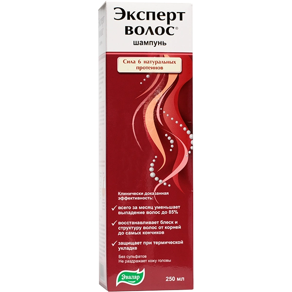 Эксперт волос Шампунь сила 6 протеинов против выпадения волос Шампунь в Казахстане, интернет-аптека Рокет Фарм