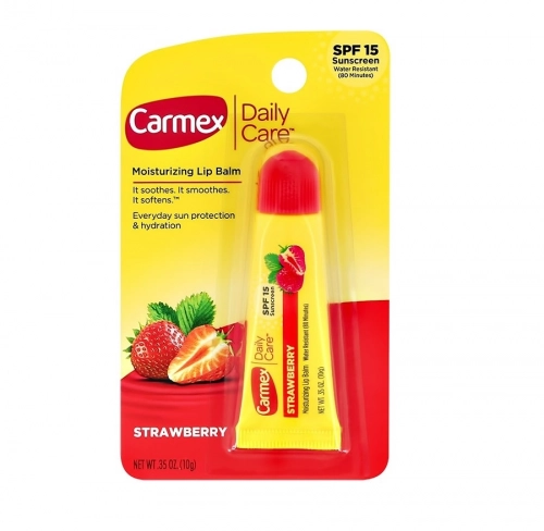 Carmex Бальзам для губ Daily Care Клубника SPF15  в Казахстане, интернет-аптека Aurma.kz