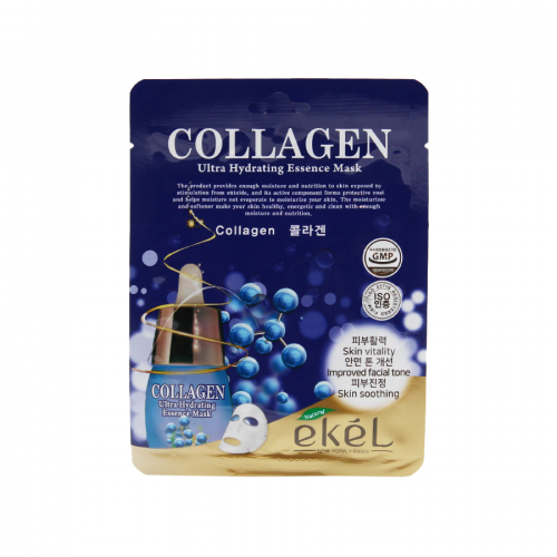 EKEL Маска для лица питательная Collagen  в Казахстане, интернет-аптека Рокет Фарм