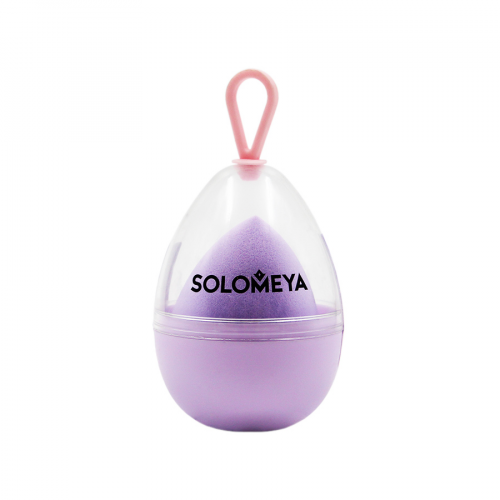 SOLOMEYA Спонж косметический Purple-pink  в Казахстане, интернет-аптека Aurma.kz