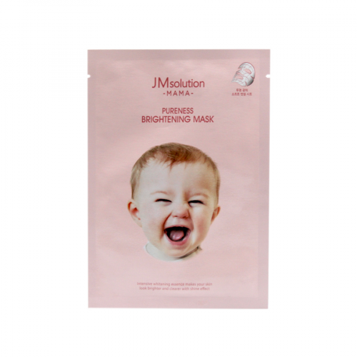 JMSOLUTION MAMA Маска тканевая гипоаллергенная для сияния кожи PURENESS BRIGHTENING MASK 30мл  в Казахстане, интернет-аптека Aurma.kz