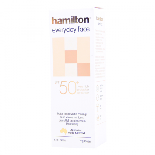 HAMILTON Крем солнцезащитный Everyday Face SPF50+ 75гр 7227  в Казахстане, интернет-аптека Aurma.kz