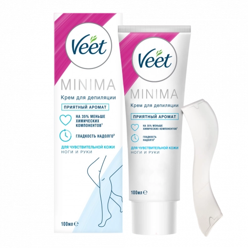 Крем для депиляции Veet Minima (для чувствительной кожи)  в Казахстане, интернет-аптека Рокет Фарм