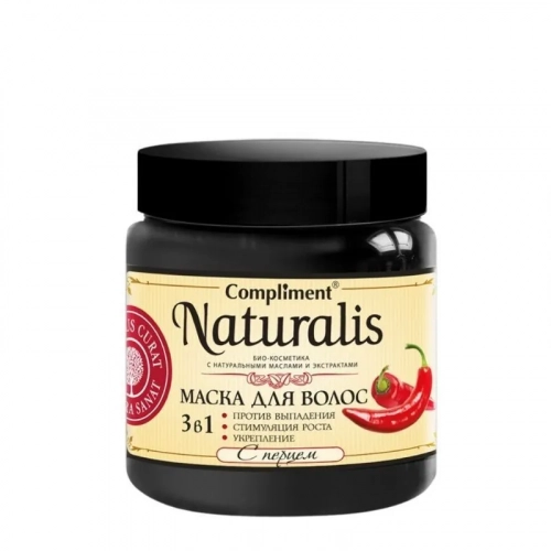 Маска для волос Compliment Naturalis активатор роста с перцем  в Казахстане, интернет-аптека Aurma.kz